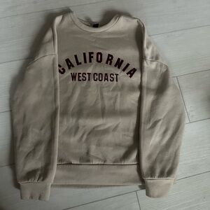 SHEIN Tan Crewneck Sweater Soft Cotton Blend